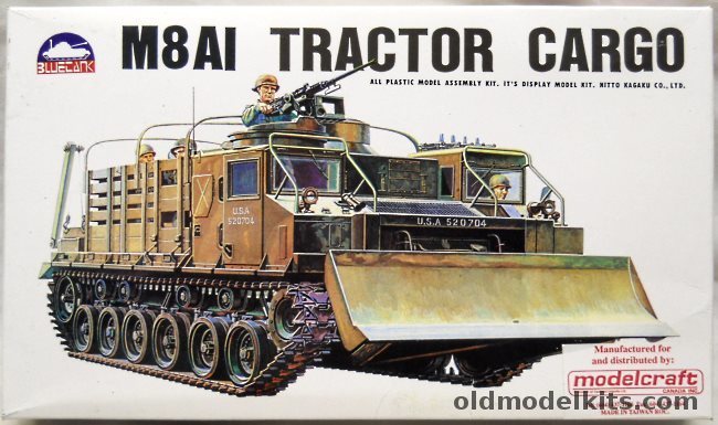 Blue Tank 1/35 M8A1 Munitions Tractor / Cargo Tractor - (ex-Nitto), TK9002 plastic model kit